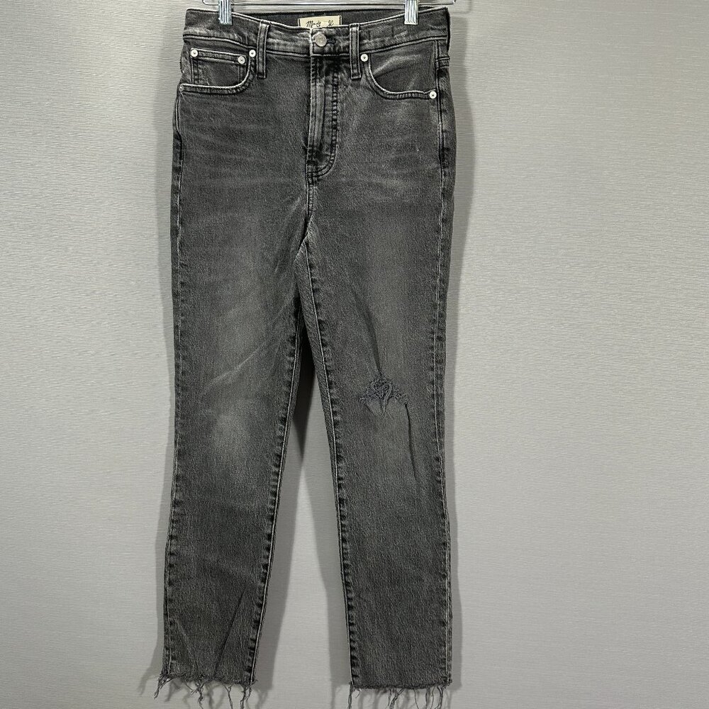 Madewell Jeans Womens 25 The Perfect Vintage Jean Gray Wash High Rise Stretch